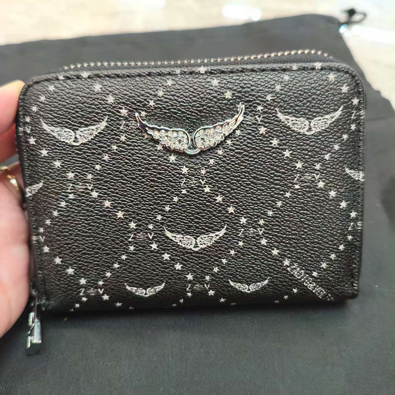 ZV bolsos de mujer de diamantes en caliente transfronterizos bolsos de cadena metálica bolsos tarjetas de cartera bolsos de mano largos bolsos de cambio monedero integrado