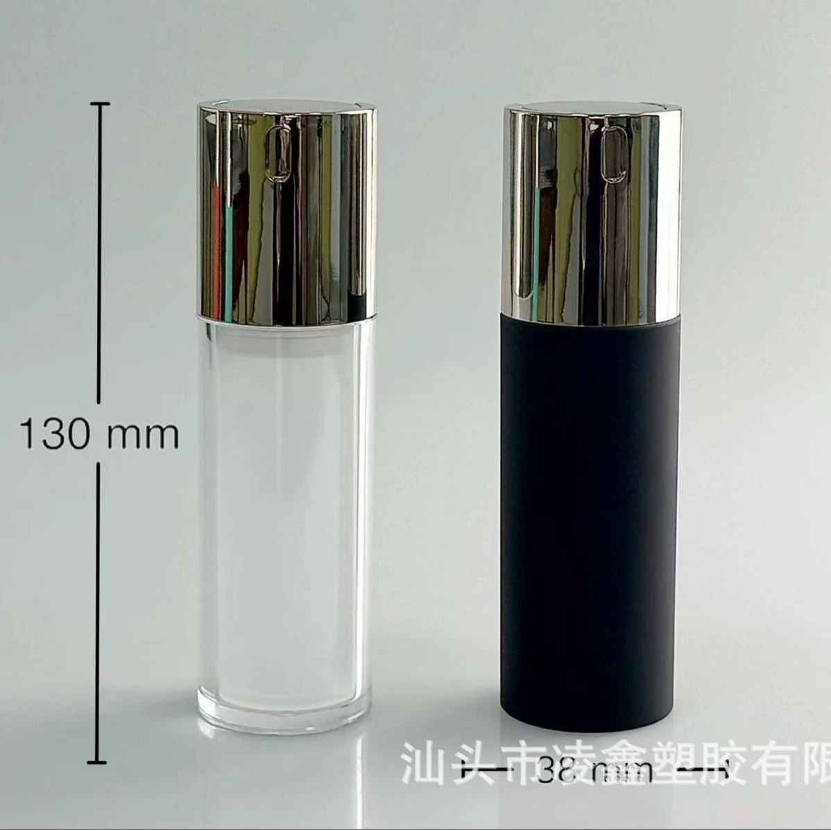 Новый флакон для лосьона и эссенции объемом 30 мл с поворотным механизмом, стильный вакуумный флакон, пластиковая упаковка, материал для ухода за кожей, производитель.