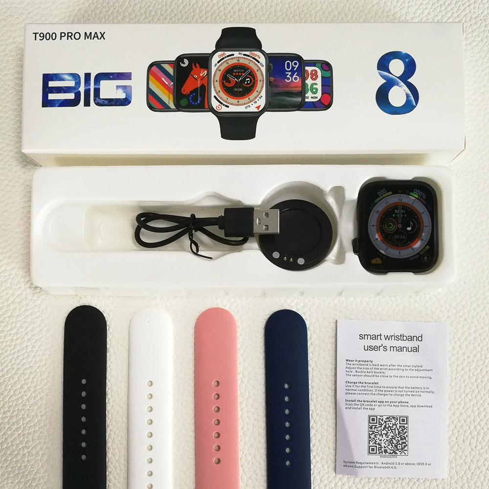 Умные часы, T900, 900promax, bluetooth, отслеживает сердцебиение, мониторит уровень кислорода