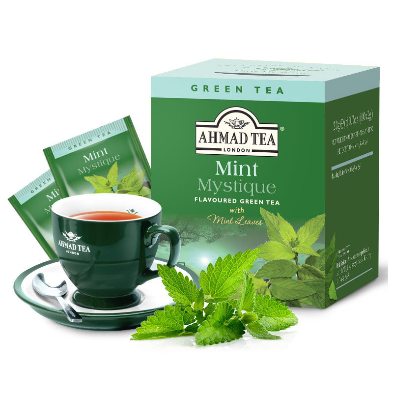 February 23 new product AHMAD Yaman tea mint flavor green tea herbal tea 20 g/box mini hotel tea