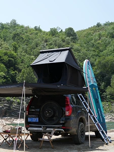 Aluminum Roof Tent Full-automatic Quick-drive Off-road Self-driving Tour Car Tent New Maple Bridge Night Mooring-Peak