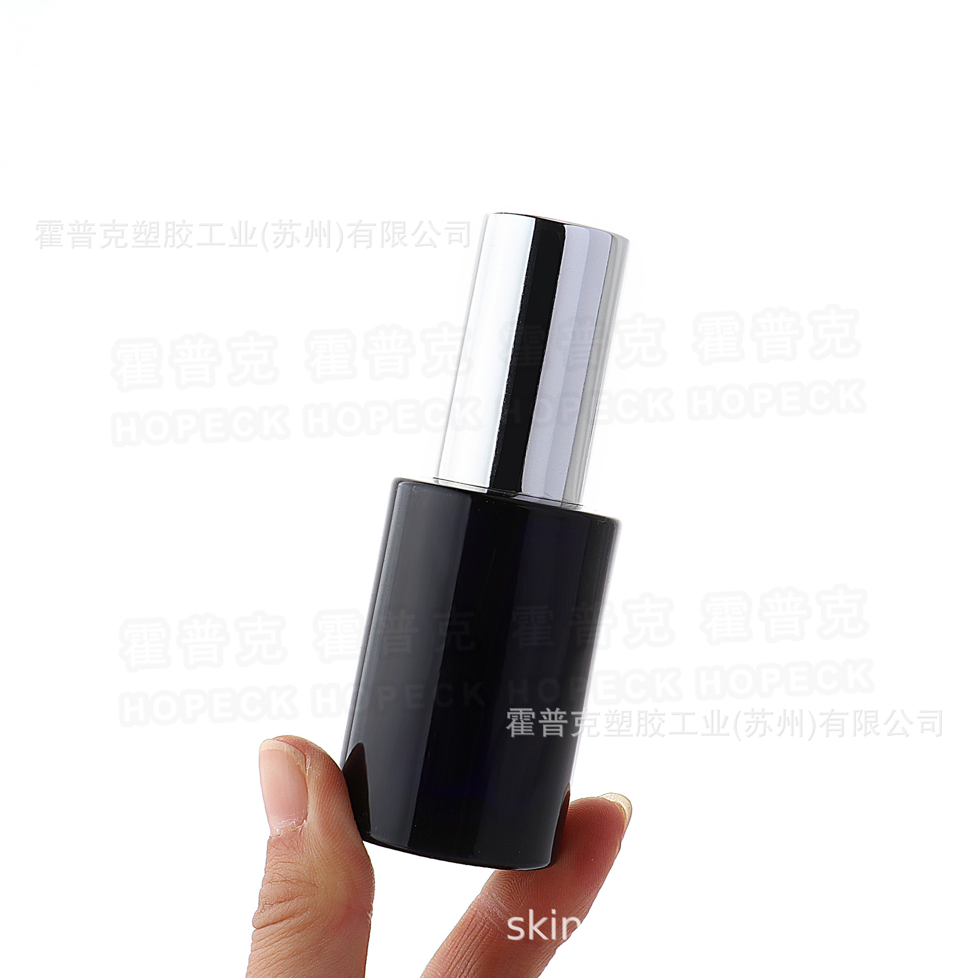 现货HOPECK进口抗蓝光避光玻璃分装瓶细雾按压喷雾泵化妆品喷雾瓶