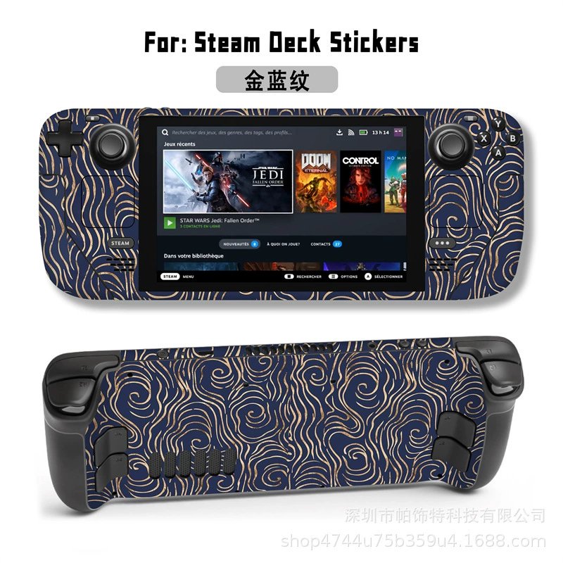 Подходит для наклейки Steam Deck, наклейка на Steam Deck Patch, Steam Panda, вручную, персональный пиксель