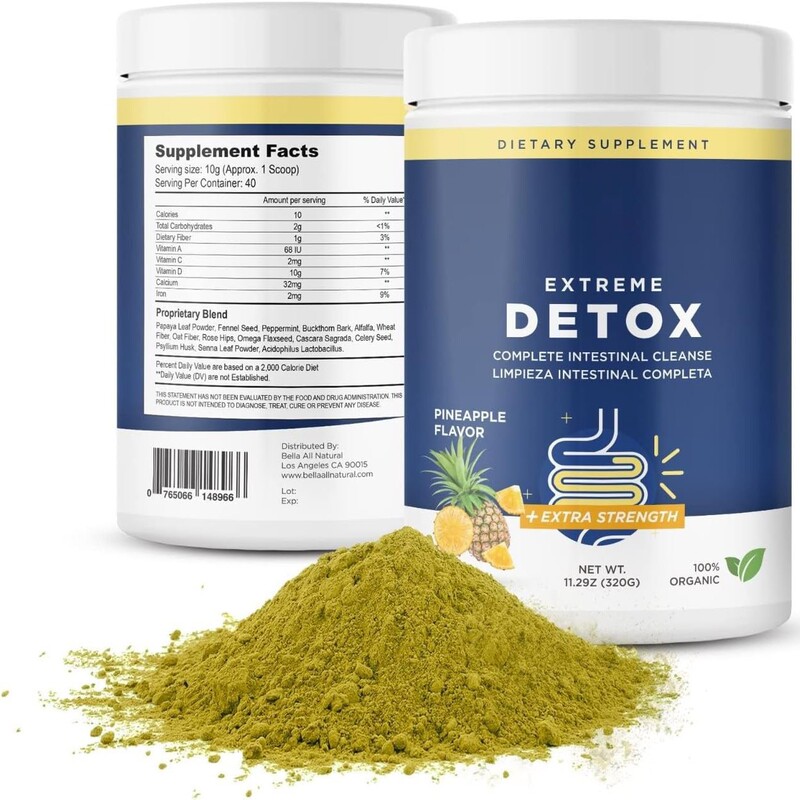 跨境tk爆款亚马逊现货DETOX源头工厂新陈代谢肠道结肠全天清洁粉|undefined