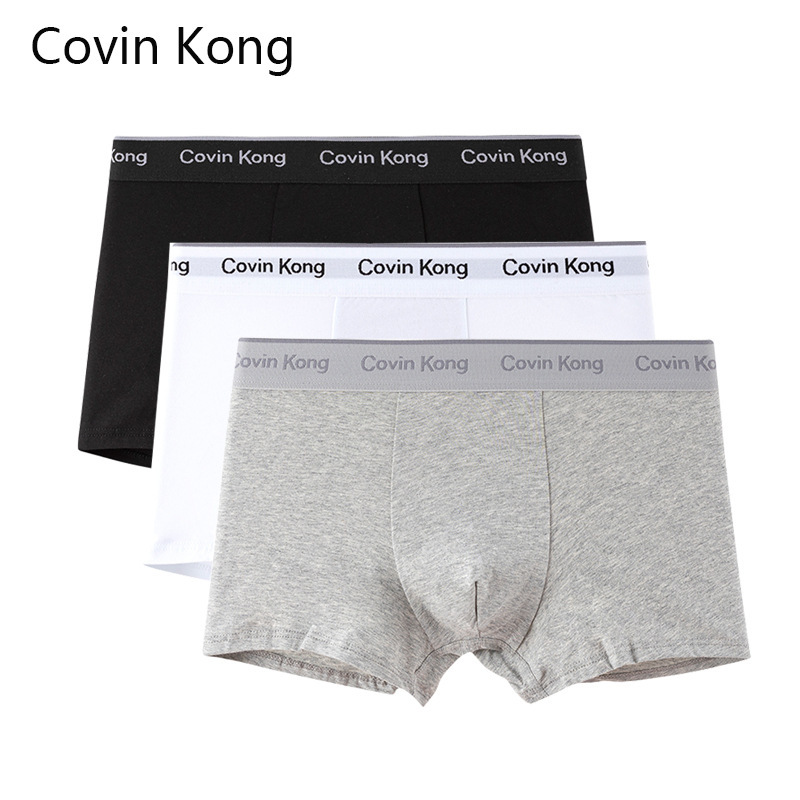 Υckο Men's Underwear Men's 60-Count Pure Cotton Boxer Briefs Boys Summer Thin Cotton Shorts Boxer Briefs Wholesale