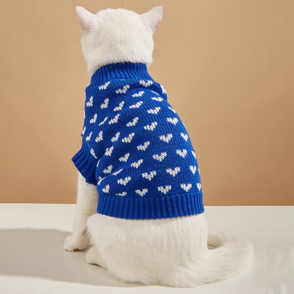 Pet products dog clothes Pet sweater wholesale round neck slim pet…