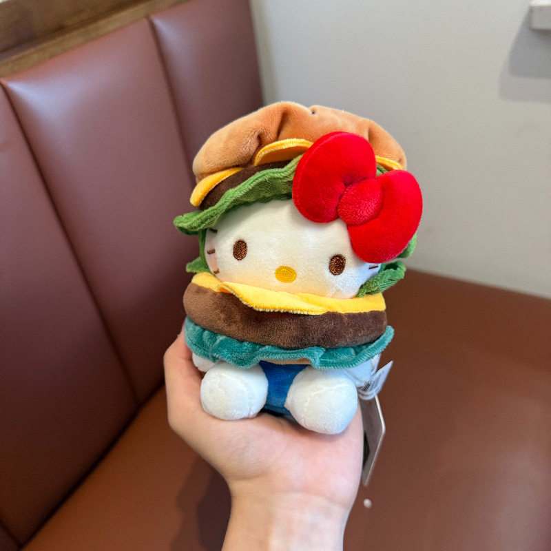 正版kt挂件HelloKitty三丽鸥毛绒公仔玩偶钥匙扣可爱包挂饰礼物|undefined