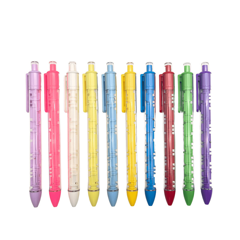 Nueva actualización de segunda generación de lápiz laberinto creativo se puede personalizar color múltiple para estudiantes de primaria rompecabezas curiosidad pulsar lápiz laberinto