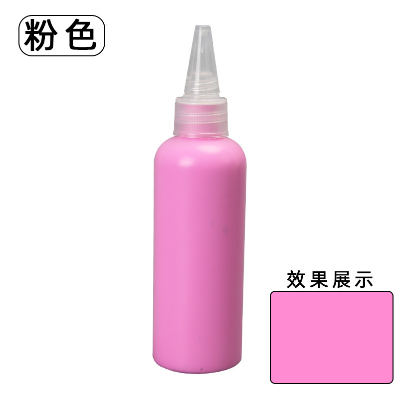 アクリル絵の具100ml子供の手涂りスクエア落书きdiy石膏人形涂りアクリル絵の具セット卸売|undefined