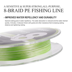 NOEBY諾比150米原絲PE線路亞線釣魚線編織線主線單色魚線