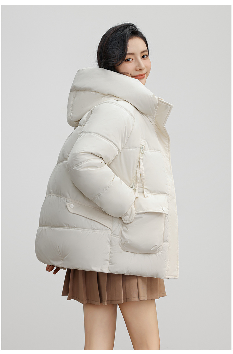 Russian new winer plus size for women's casual warmh, hickened and enlarged pocke hooded coon wholesale Down_voghion.com