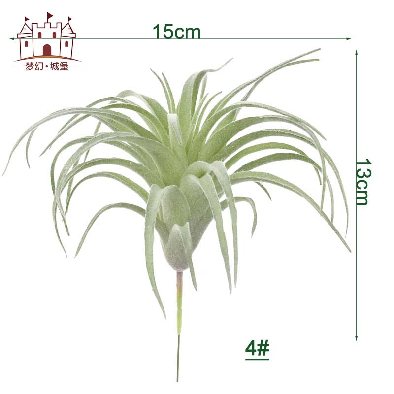 Nórdico simulación de aire planta de piña hierba de aire Tilan capita anciano de barba colgando decoración interior planta verde image 11