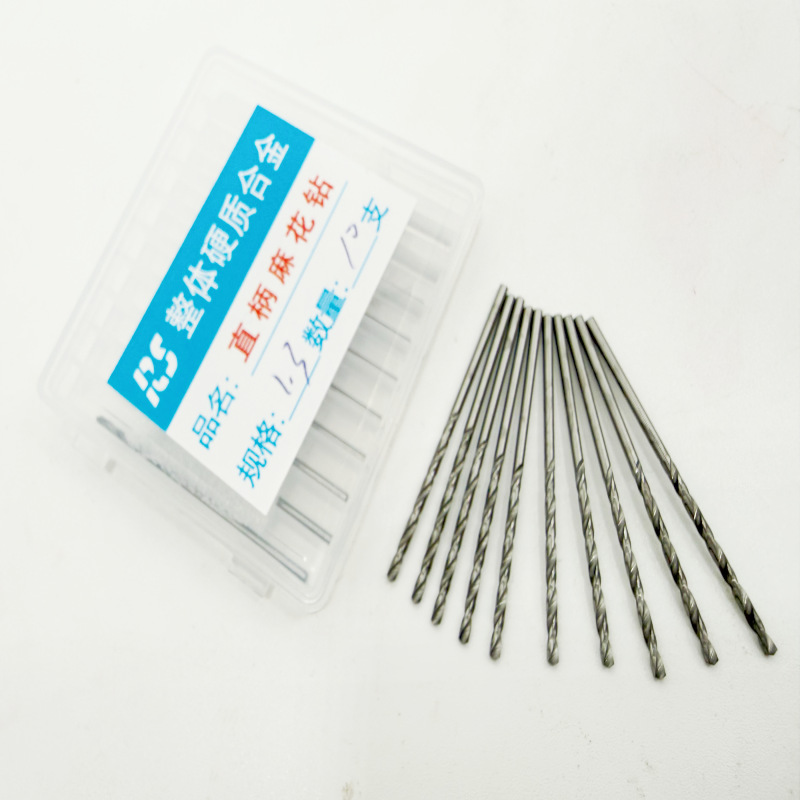 Tungsten Steel Drill Bit Yg6X Solid Carbide Twist Drill 0.5-0.8-1.2-1.55-2-2.6-3-4 Tax Included