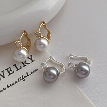 韩版轻奢珍珠耳环女高级感小众气质配饰新款爆款网红耳饰品批发