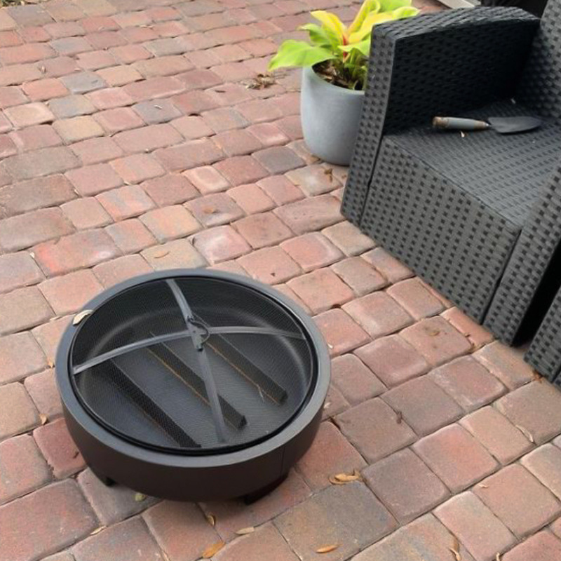 烤火盆篝火盆家用柴火盆冬天取暖户外庭院烧烤炉烧烤架