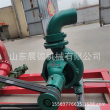 拖车8寸柴油泵 拖拉机带喷灌泵传动轴带两个水泵
