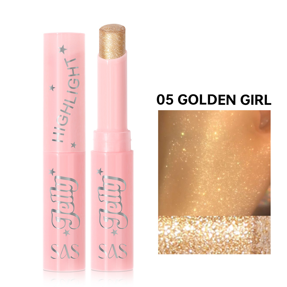 SAS belleza estilo explosivo transfronterizo venta caliente multicolor gelatina de sombra de ojos de alto brillo palo al por mayor SES006