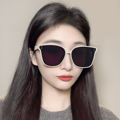 新款gm墨镜女 网红同款防紫外线太阳镜时尚男潮偏光镜高级感ins