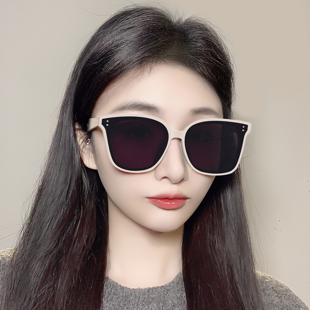 新款gm墨镜女 网红同款防紫外线太阳镜时尚男潮偏光镜高级感ins