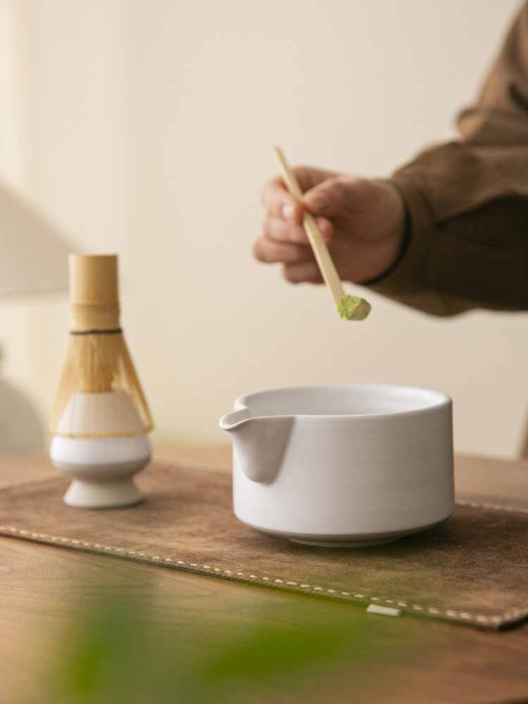 Ceramic Matcha Whisk Stand For Japanese Tea Ceremony Bowl Set_voghion.com
