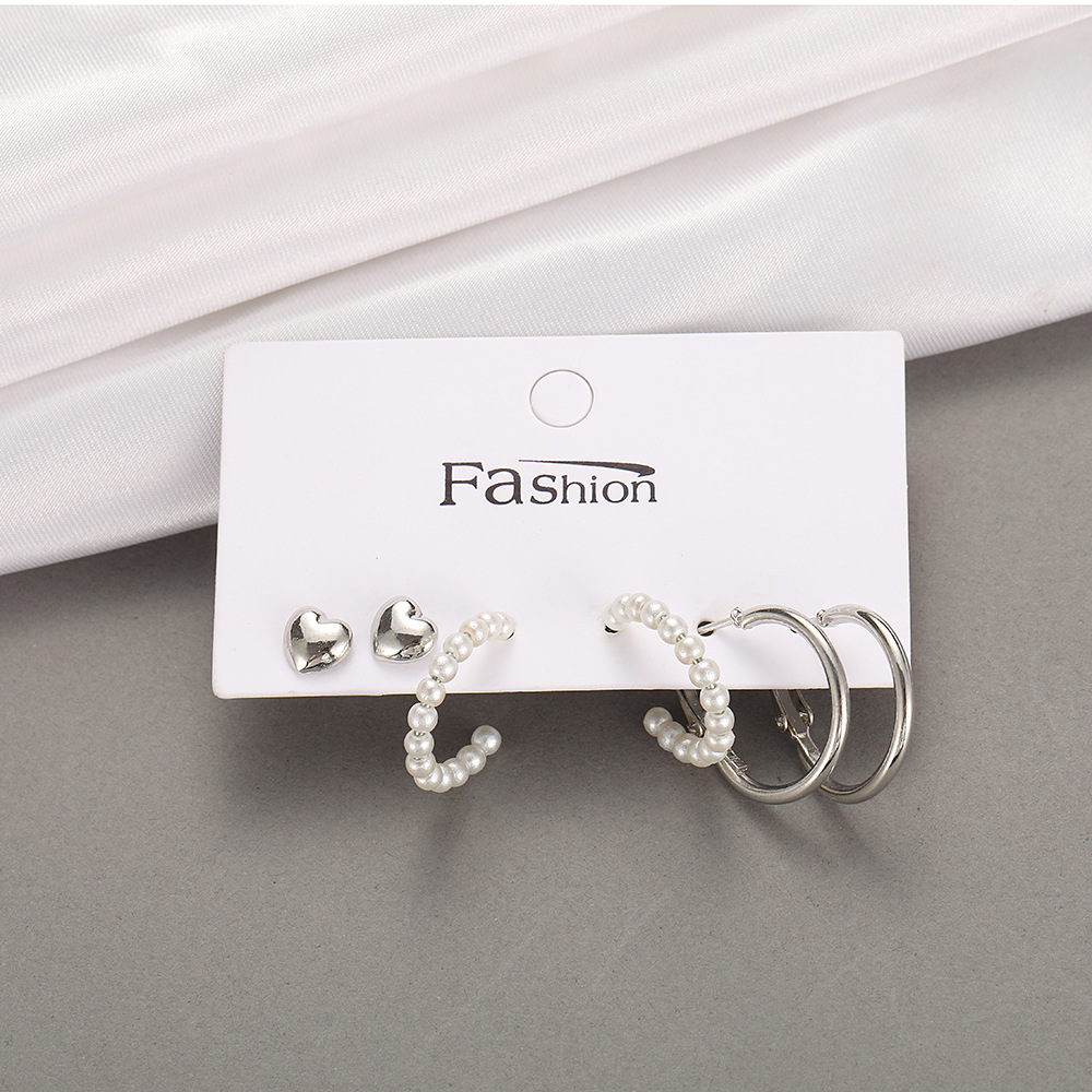 Simple Style Geometric Plating Alloy Earrings Ear Studs display picture 3