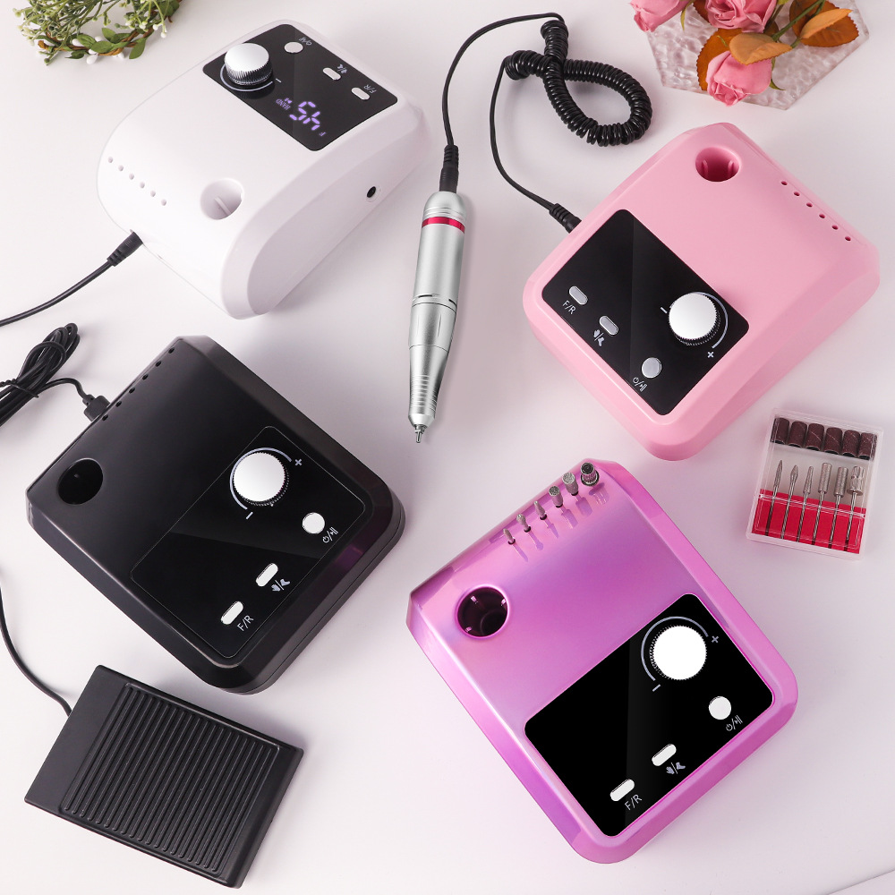 Nuevo transfronterizo 45000 rpm amolador de uñas 204 amolador de uñas eléctrico ligeras amolador de uñas amolador de uñas