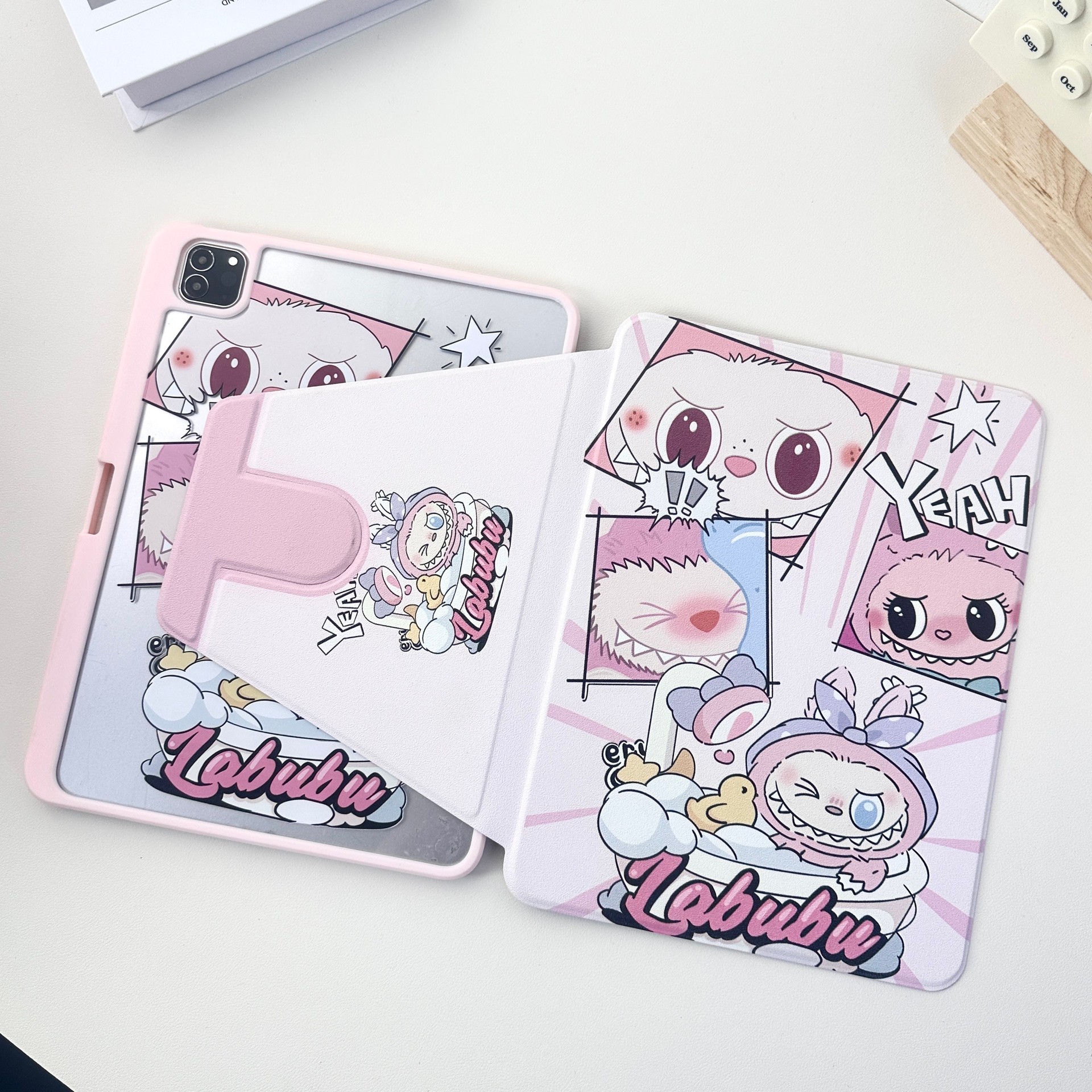 [목욕천] 핑크-720°회전/아크릴 굽힘 방지