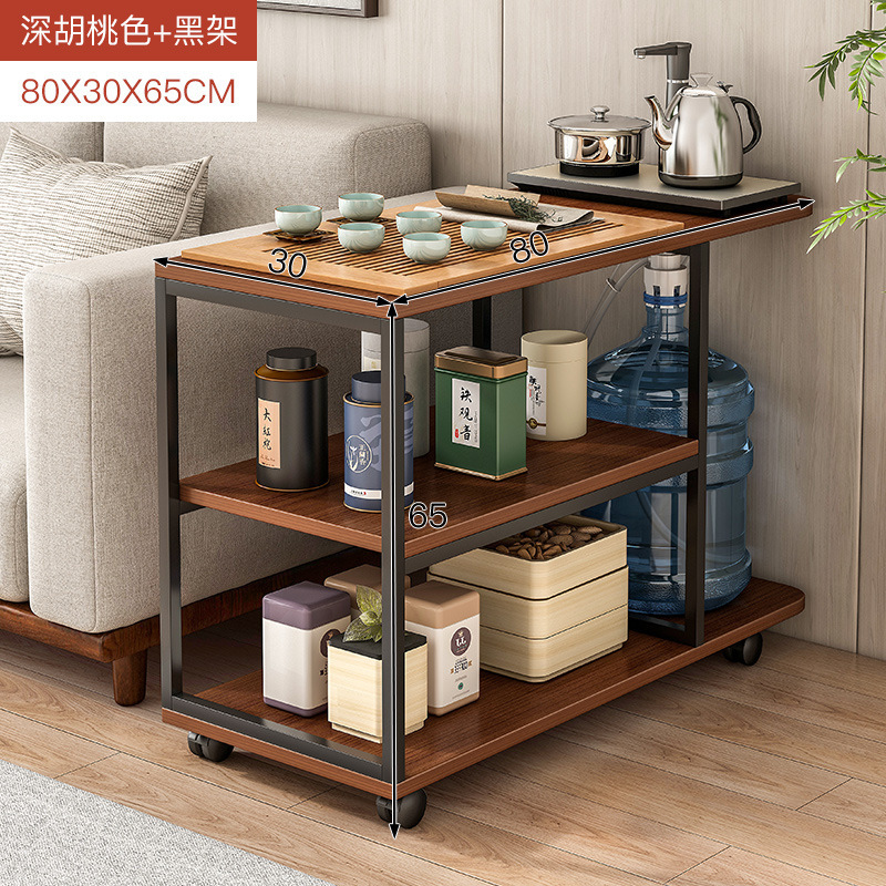 Armario de té en la sala de estar, armario de té, armario de té, armario de sofá, armario lateral, mesa auxiliar moderna simple, estante de mesa pequeña