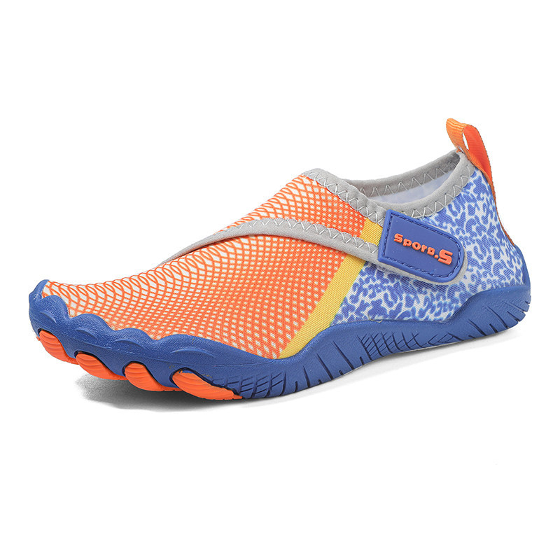 Children's Indoor Rock Climbing Shoes for Beginners, Boys and Girls Bouldering Climbing Training Sneakers with Elastic Straps, Five-Toe Shoes