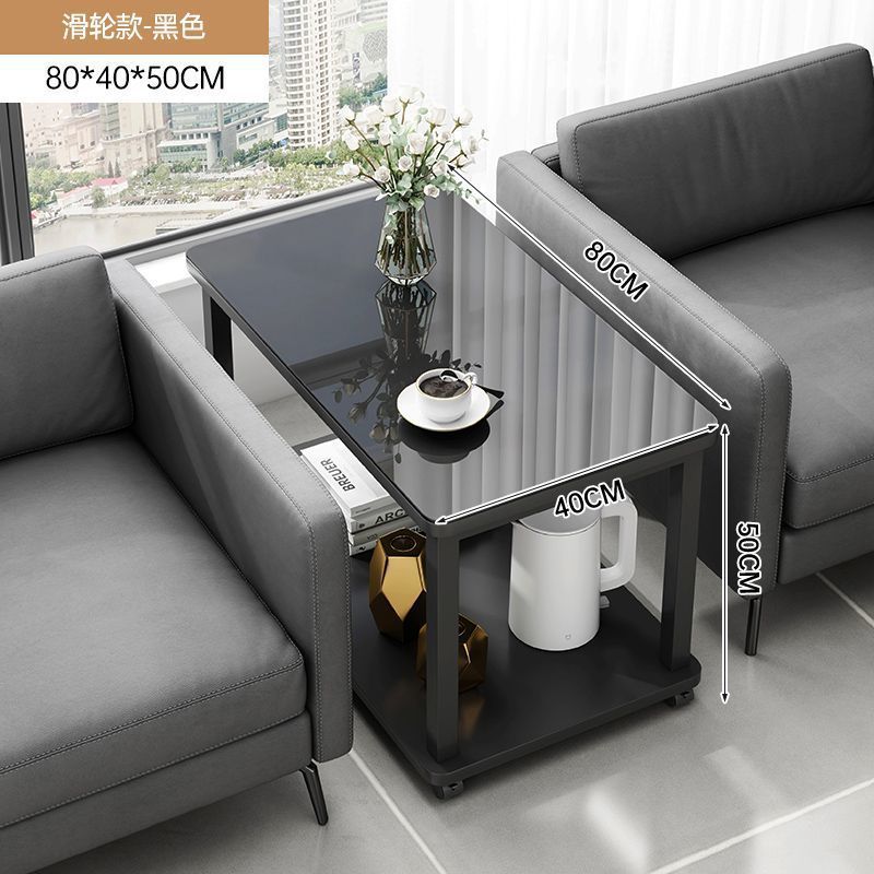 [강화유리] 블랙 80*50cm