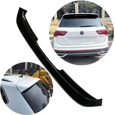 Suitable for 2017-2025 Volkswagen Tiguan L Modified Rline Rear Wing, No-Drill Paint-Coated Spoiler Roof Wing (Fixed wind wing)