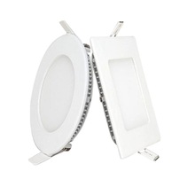 工程嵌入式暗装圆形方形出口超薄LED面板灯平板灯筒灯6W 12W 18W