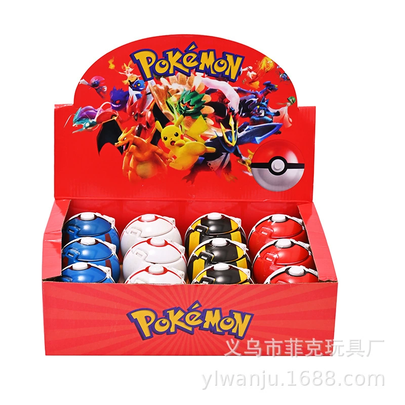 Эльфийский шар Покемон Сенсорный флип Взрывной эльфийский шар модель куклы Слепая Коробка игрушечный мяч гашапон