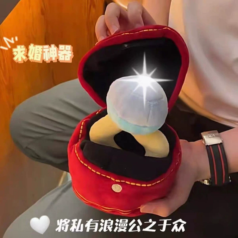 Большой бриллиантовое кольцо предложение кольцо набор плюшевых игрушек огромный креативный подарок на день рождения