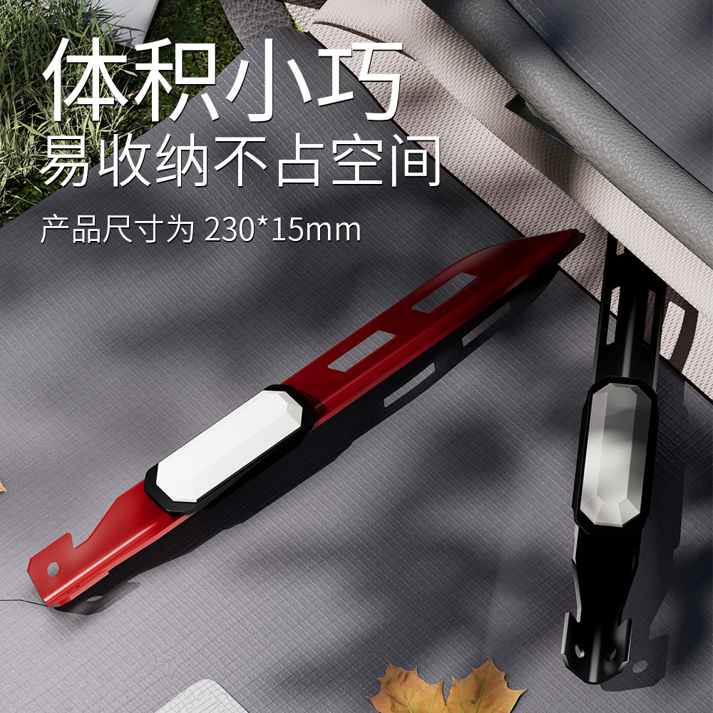 Nuevo tipo de lámpara de clavos de tierra al aire libre lámpara de campamento fija aleación de aluminio de alta resistencia clavos de tierra larga duración lámpara de advertencia impermeable