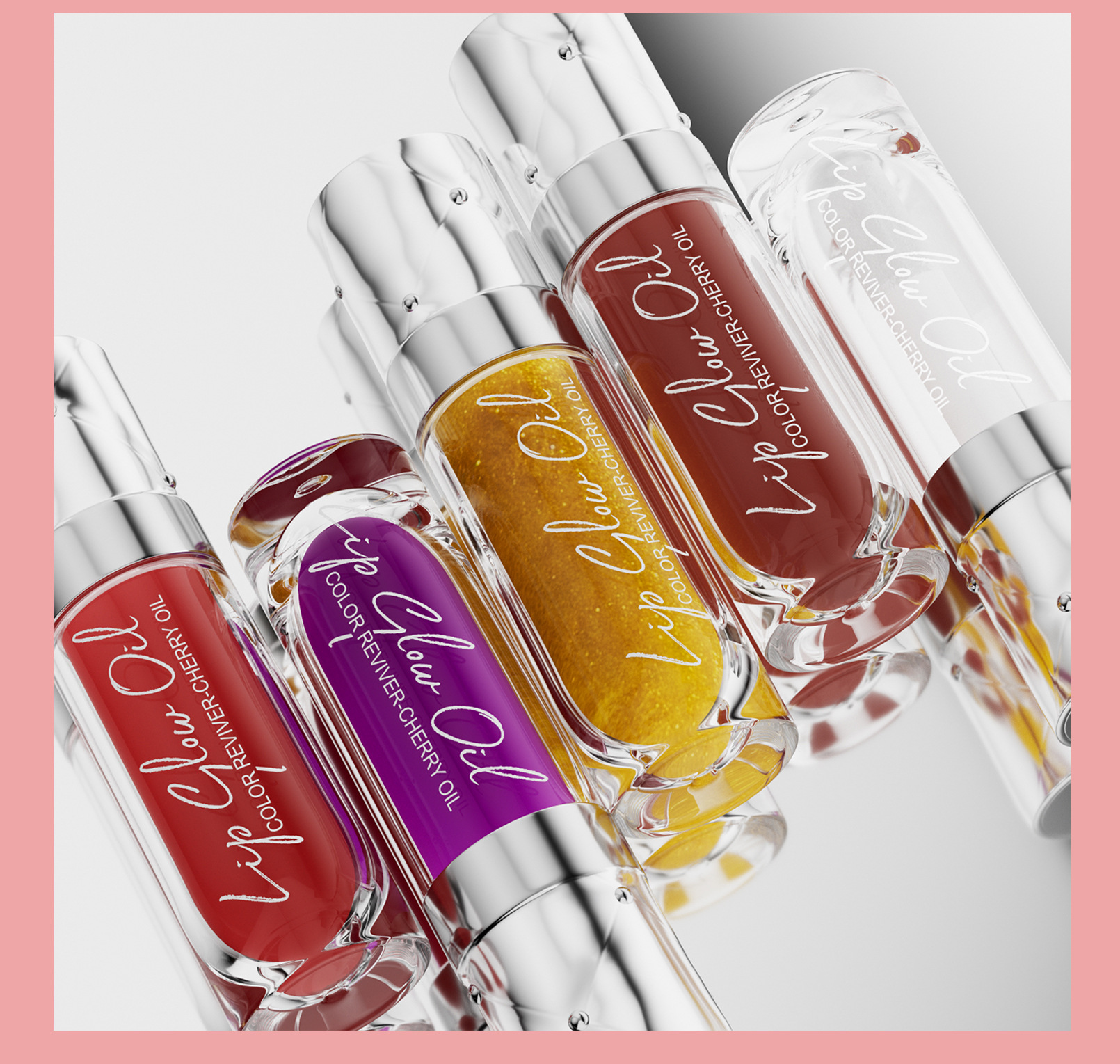 Hellokiss Lip oil Moisturizing and Nourishing Transparent Lip Care Oil Lip Gloss Gold Lip glow oil undefined