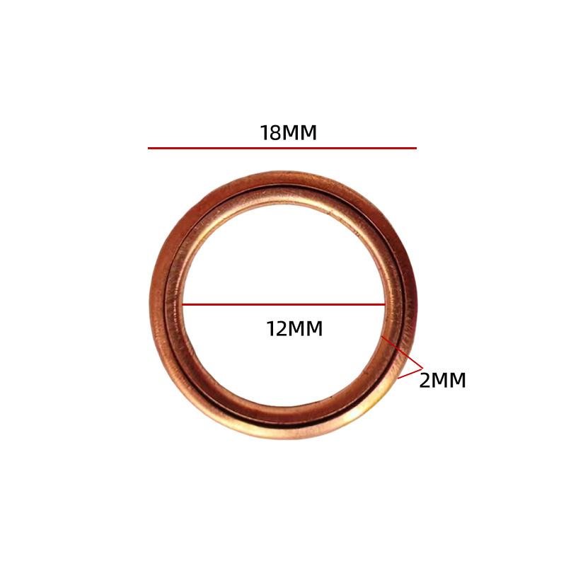 紫铜包石棉垫圈批发铜垫片汽车铜包石棉垫圈铜环棉垫片机械配件