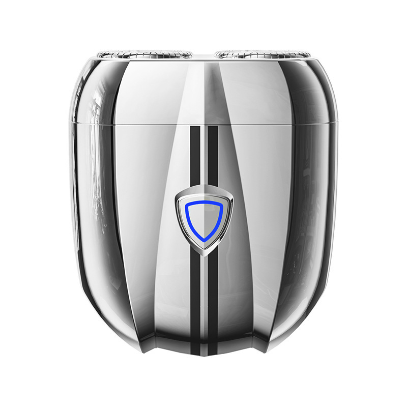新しいミニ電気シェーバー全身洗える双頭磁気ひげシェーバー家庭用ポータブルメンズシェーバー|undefined