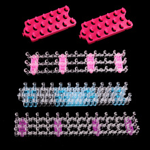 亚马逊跨境新款彩虹织机彩色皮筋编织器儿童编织手环织架手链工具
