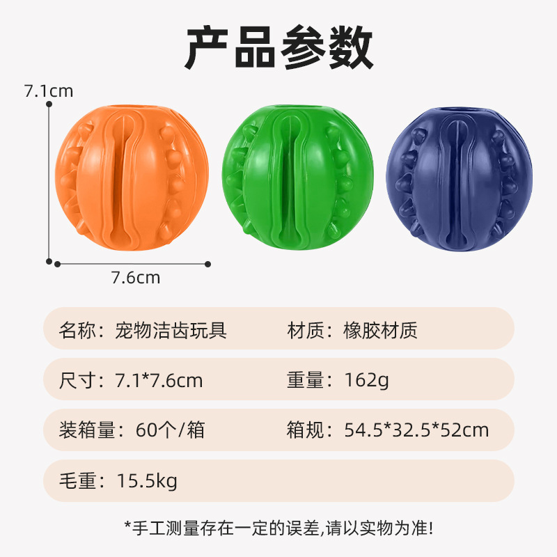 Limpieza de dientes de perro fuga de alimentos juguete que alivia la congestión resistente a la mordida no lastima los dientes suave diversión interactiva Bola de juguete lanzando