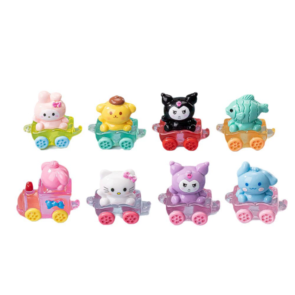 Creative cartoon train, accessory with accessories, toy, DIY