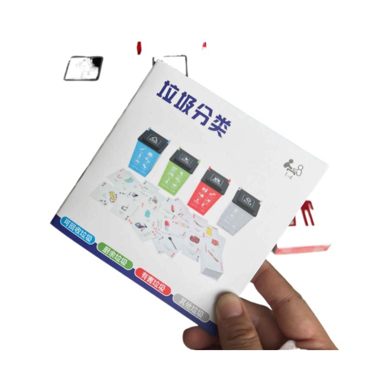 Jardín de infantes clasificación de basura juguetes educativos modelo cognitivo de madera ayudas didácticas de escritorio divertido juego de enseñanza