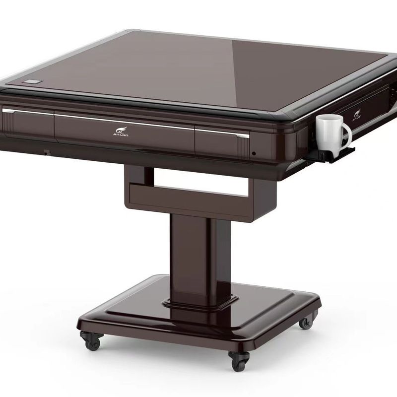 高端静音麻将机全自动餐桌两用家用棋牌麻将桌折叠过山车四口机麻|undefined