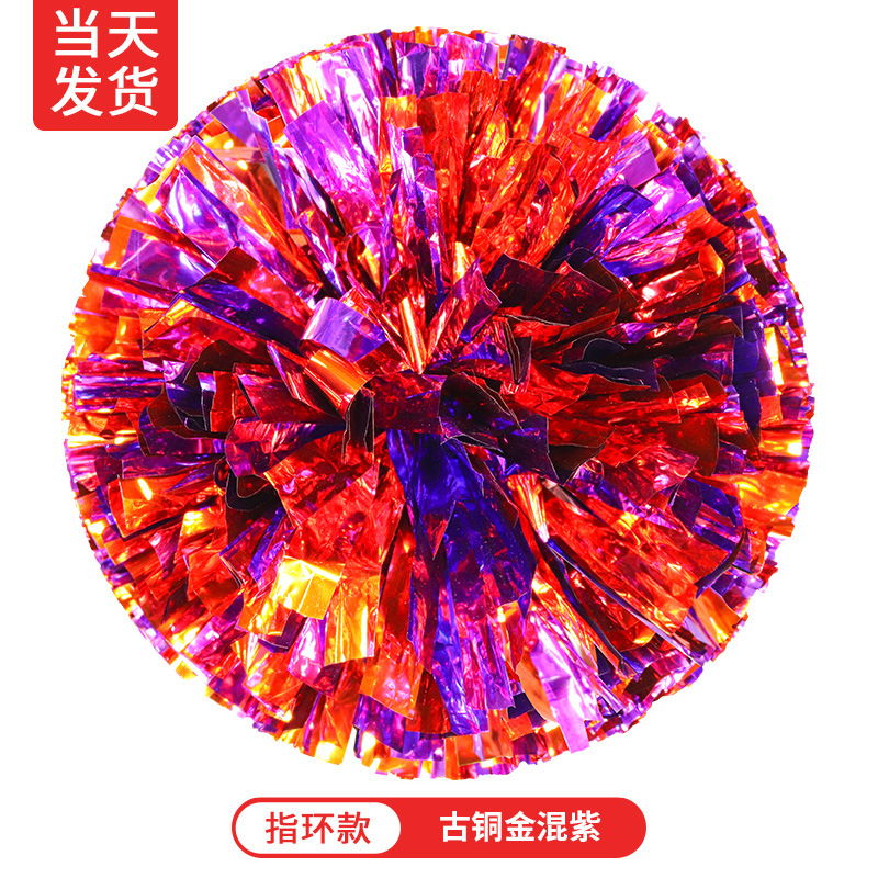 Porristas Bola de flores porristas mano flor mano sacudida flor danza rendimiento mano flor porristas flor bola de color rendimiento