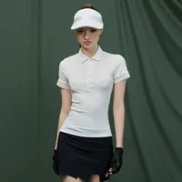 MG Golf Одежда для гольфа Женский комплект с короткими рукавами ледяной шелк быстротушь высокая пуля рубашка POLO теннис спортивный костюм golf юбка-сумка