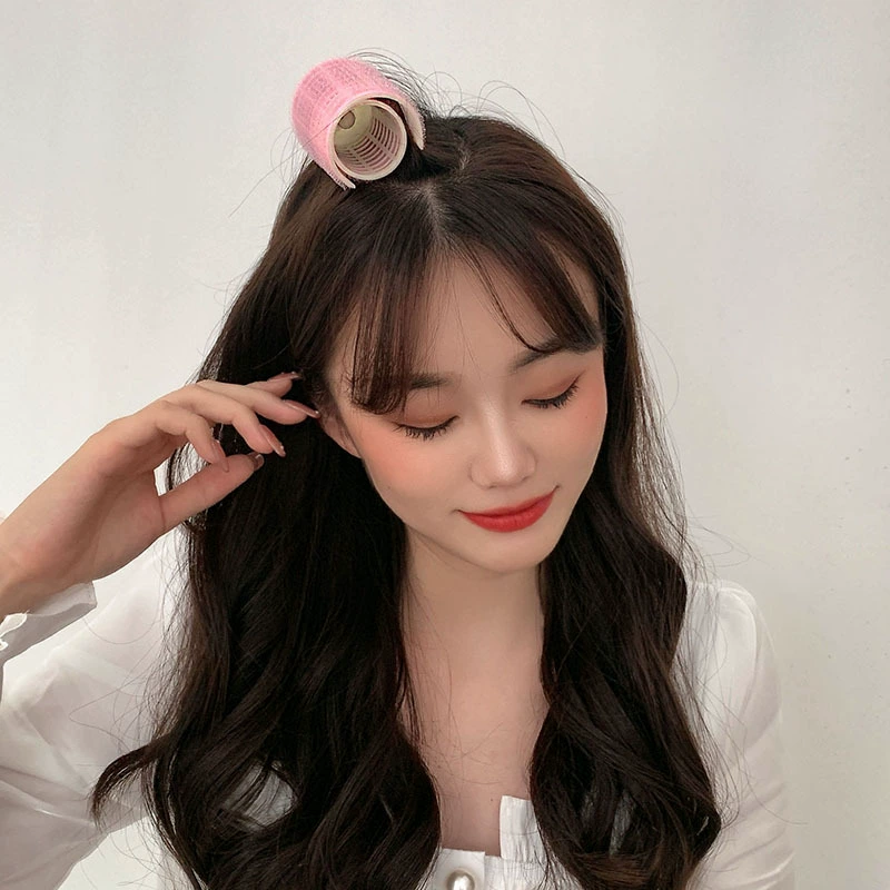 Curly bangs, self-adhesive hairgrip, adds volume