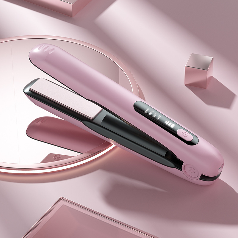 Usb充电ワイヤレスストレート巻き両用カーラーポータブルストレートボードhair straightener|undefined