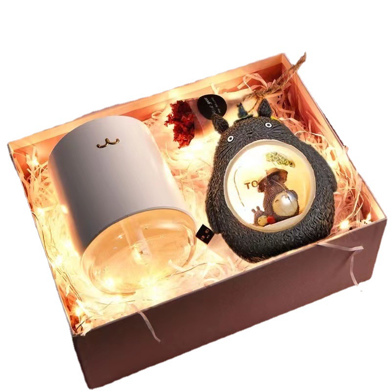 Hook open lid bright gift box copper wire lantern string button string lamp automatic bright atmosphere lamp strip