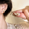 Retro earrings, simple and elegant design, European style