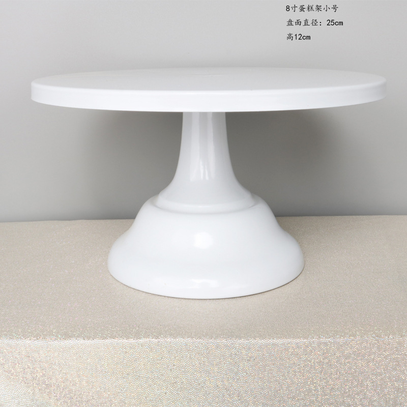 Mesa de postre de hierro blanco pastel decoración soporte de exhibición bandeja MESA DE BODA tarde Merienda soporte comida fría té descanso
